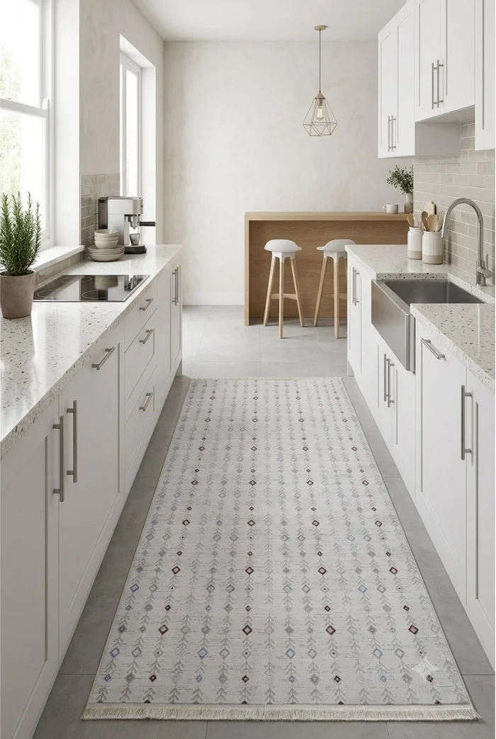 Fenomen Carpet Rainbow Koleksiyonu Kolay Temizlenebilir İpek Bambu Halı 2410