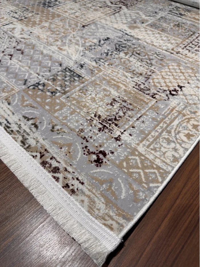 Fenomen Carpet Rainbow Koleksiyonu Kolay Temizlenebilir İpek Bambu Halı 2420