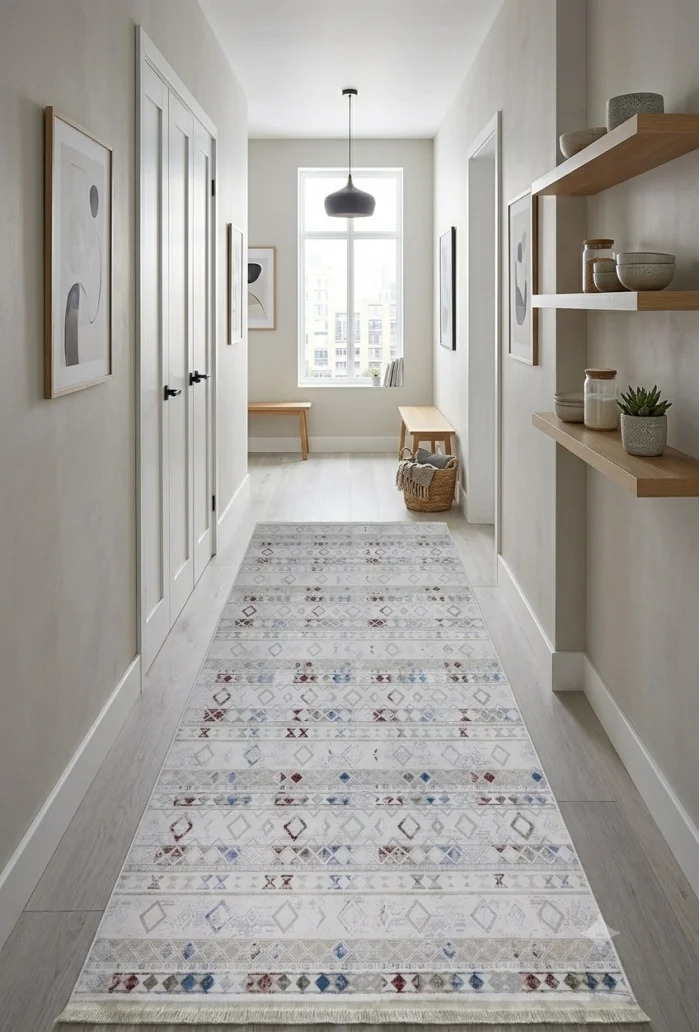 Fenomen Carpet Rainbow Koleksiyonu Kolay Temizlenebilir İpek Bambu Halı 2430