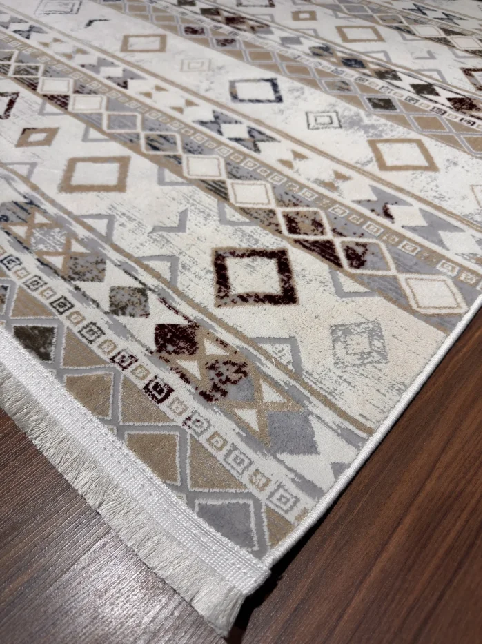 Fenomen Carpet Rainbow Koleksiyonu Kolay Temizlenebilir İpek Bambu Halı 2430