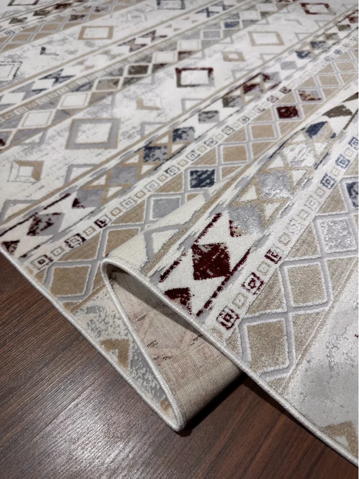 Fenomen Carpet Rainbow Koleksiyonu Kolay Temizlenebilir İpek Bambu Halı 2430
