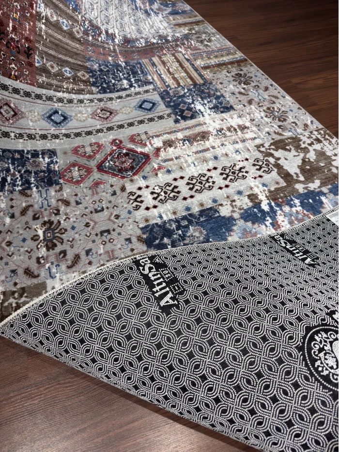 Fenomen Carpet Sarar Etnik Desenli Kaymaz Yolluk