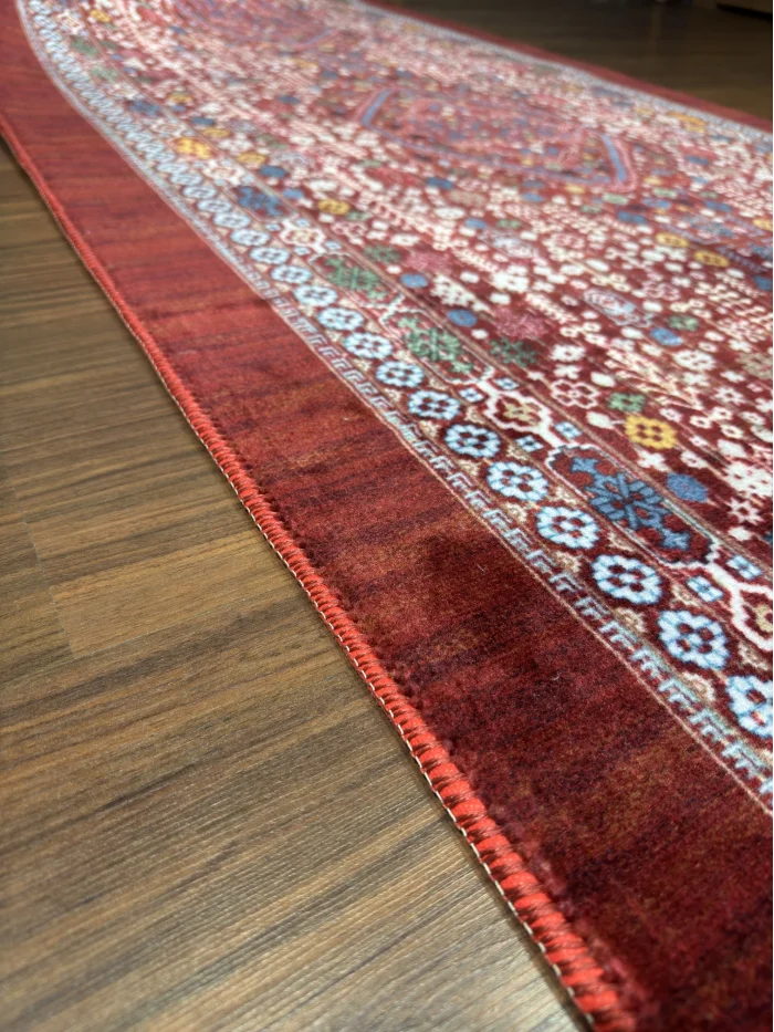 Fenomen Carpet Sarar Etnik Desenli Kaymaz Yolluk