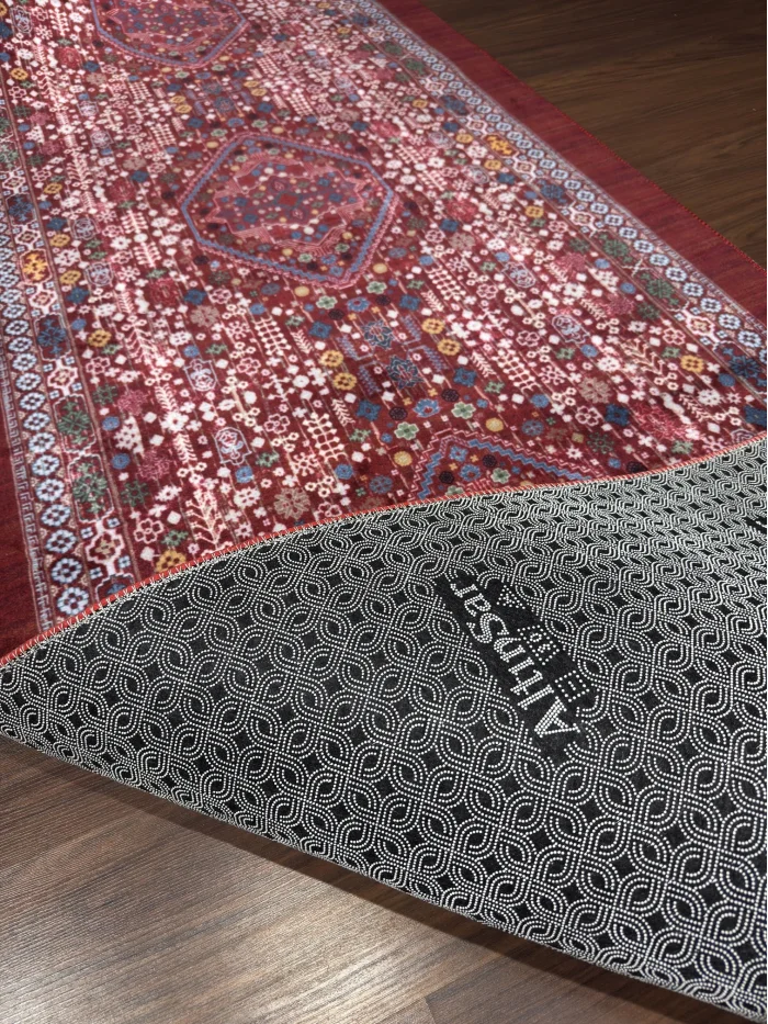 Fenomen Carpet Sarar Etnik Desenli Kaymaz Yolluk