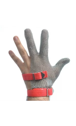 3 Parmak Çelik Eldiven S-M-L-XL-XXL