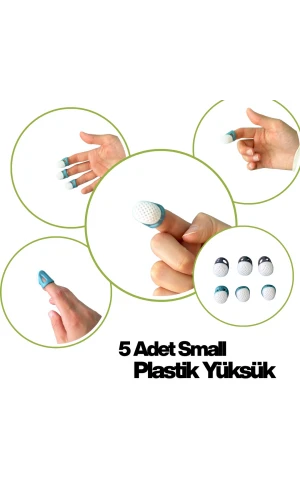 Dikiş Nakış İğne Koruyucu Plastik Yüksük Small 5 Adet
