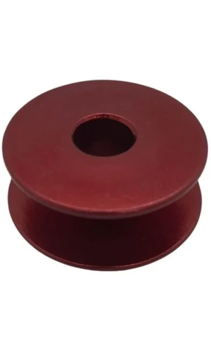 Düz Makine Alüminyum Tırnaksız Kırmızı Masura