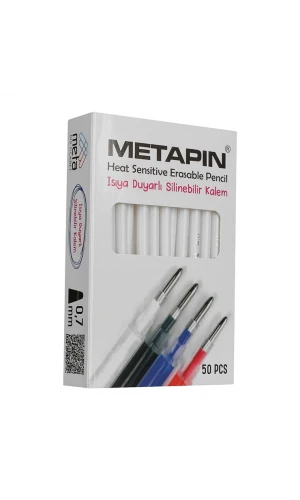 Isıyla Uçan Kalem - Buhar İle Silinebilir 0,7 mm Kalem İçi Beyaz