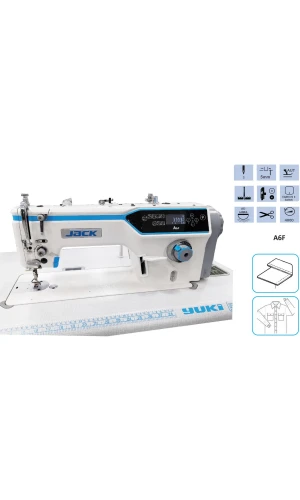 Jack A6F Düz İğne Transportlu Kısa İplik Kesicili Makine