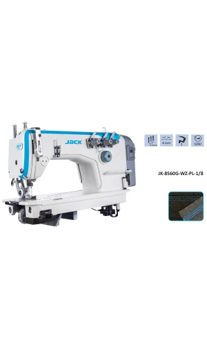 Jack JK-8560G-PHWZ 3 İğne Zincir Dikiş Makinesi (3,2mm)