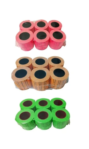 Meto Renkli Etiket 36 Rulo 3 Renk