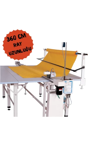 Otomatik Pastal Başı Kesme Makinesi 360 cm Ev Tekstiline Uyumlu