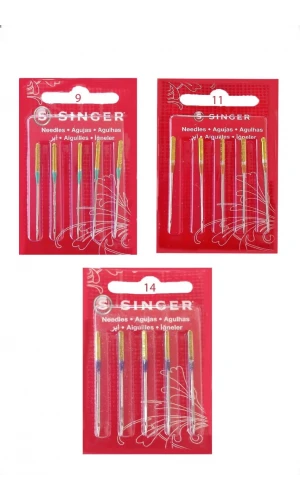 Sınger 2045 jarse Penye iğnesi üçlü avantaj paket 9/11/14 numara