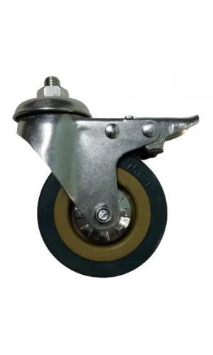 TOKIA Frenli Dikiş Makinesi Tekerleği 1. Kalite Döner Başlıklı İthal Tekerlek 75mm