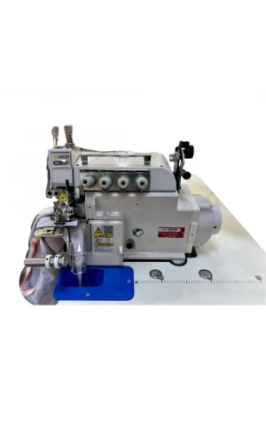 Wasp 4 İplik Yaka Takma Ribana İplik Kesmeli Transportlu Overlok Makinası WP-888T