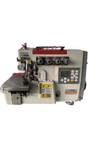 Wasp 5 İplik Akıllı Full Otomatik Penye 7 mm Overlok Makinası WP-998-5-UTD