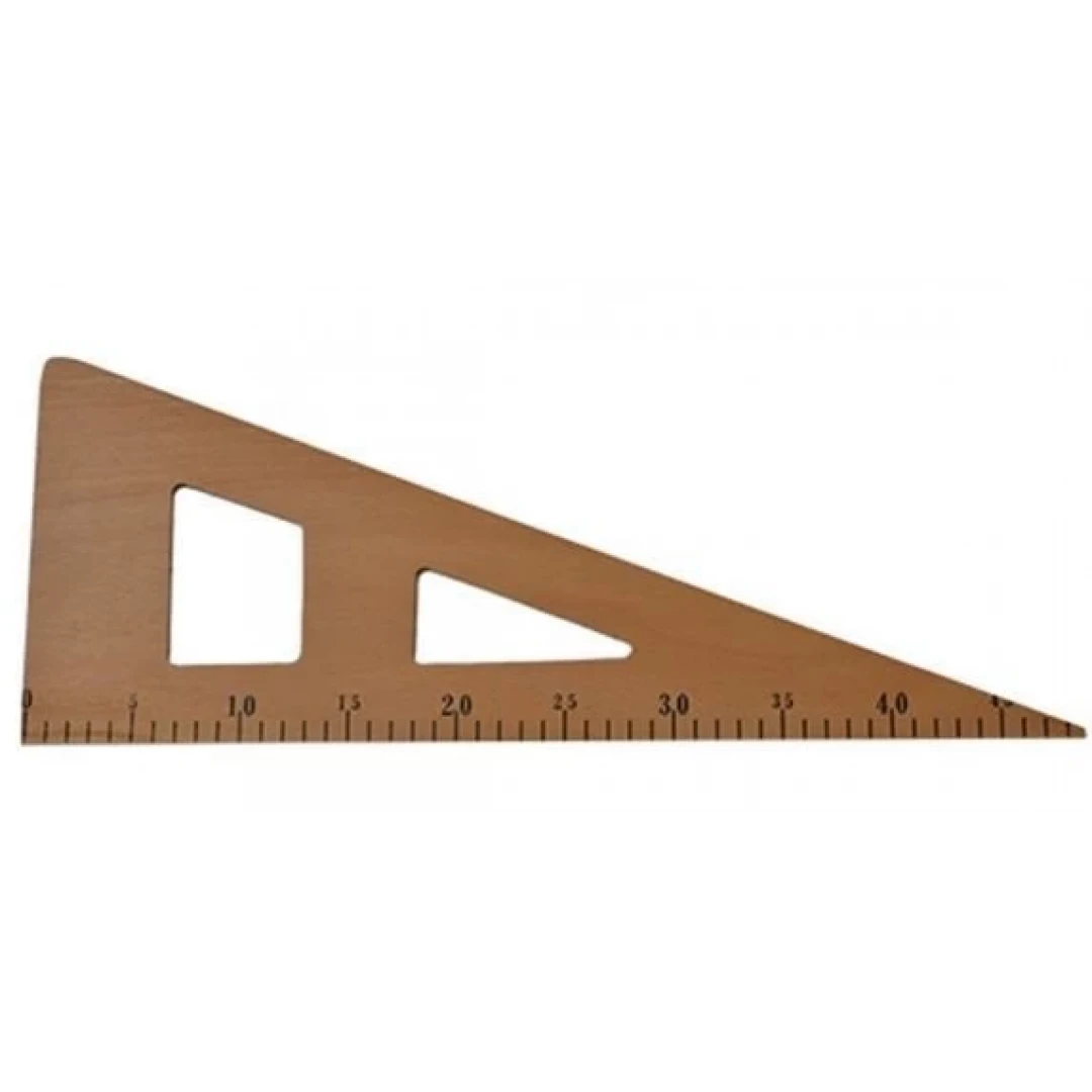 Ahşap Büyük Gönye Riga Cetvel