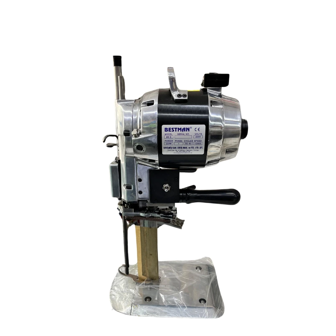 Bestman Kara Kafa 10 İnç Dik Kumaş Kesim Motoru