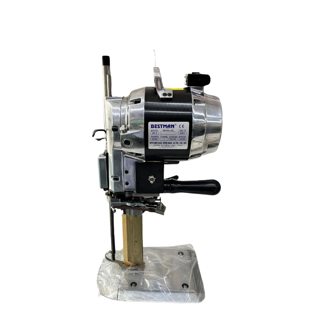 Bestman Kara Kafa 10 İnç Dik Kumaş Kesim Motoru