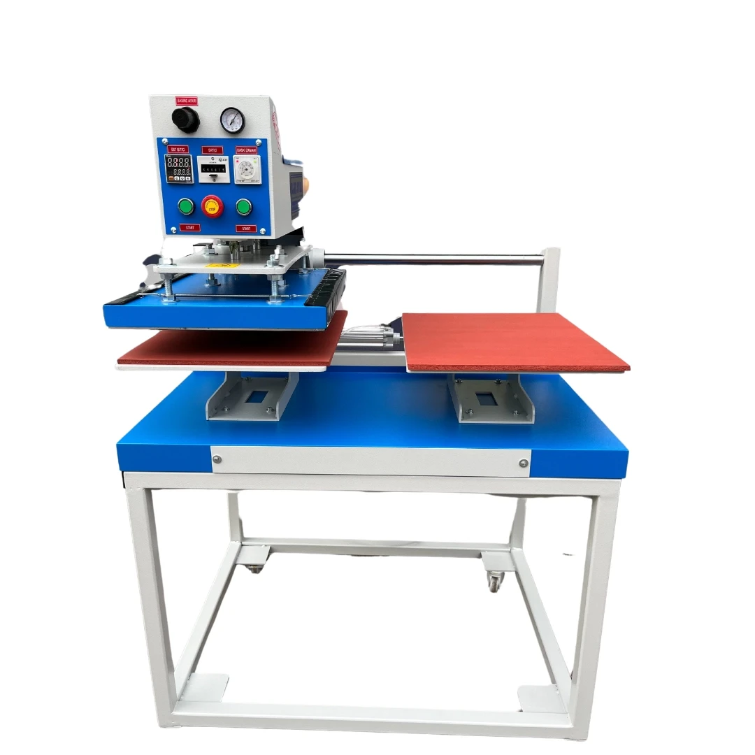 Bluestar Transfer Baskı Presi 40×50 cm Otomatik Kumaşa Baskı Makinesi