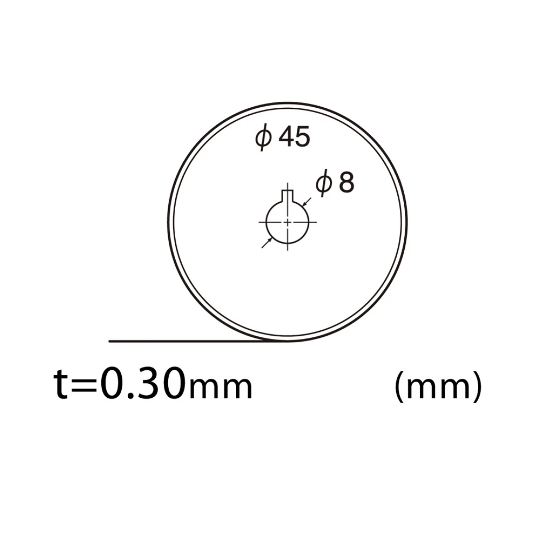 BR-45P Yedek Maket Bıçağı 45 mm