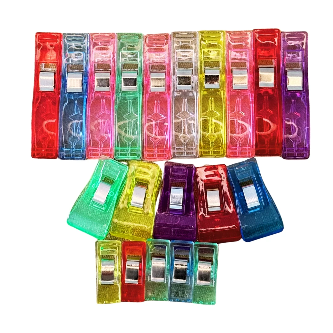 Dikiş Nakış Kağıt Kumaş Sıkıştırma Mandalı Orta Boy 10 Adet