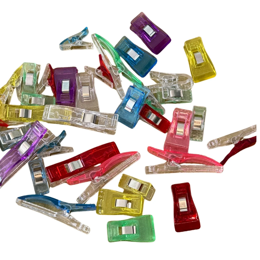 Dikiş Nakış Kumaş Kağıt Sıkıştırma Mandalı Küçük Boy 10 Adet