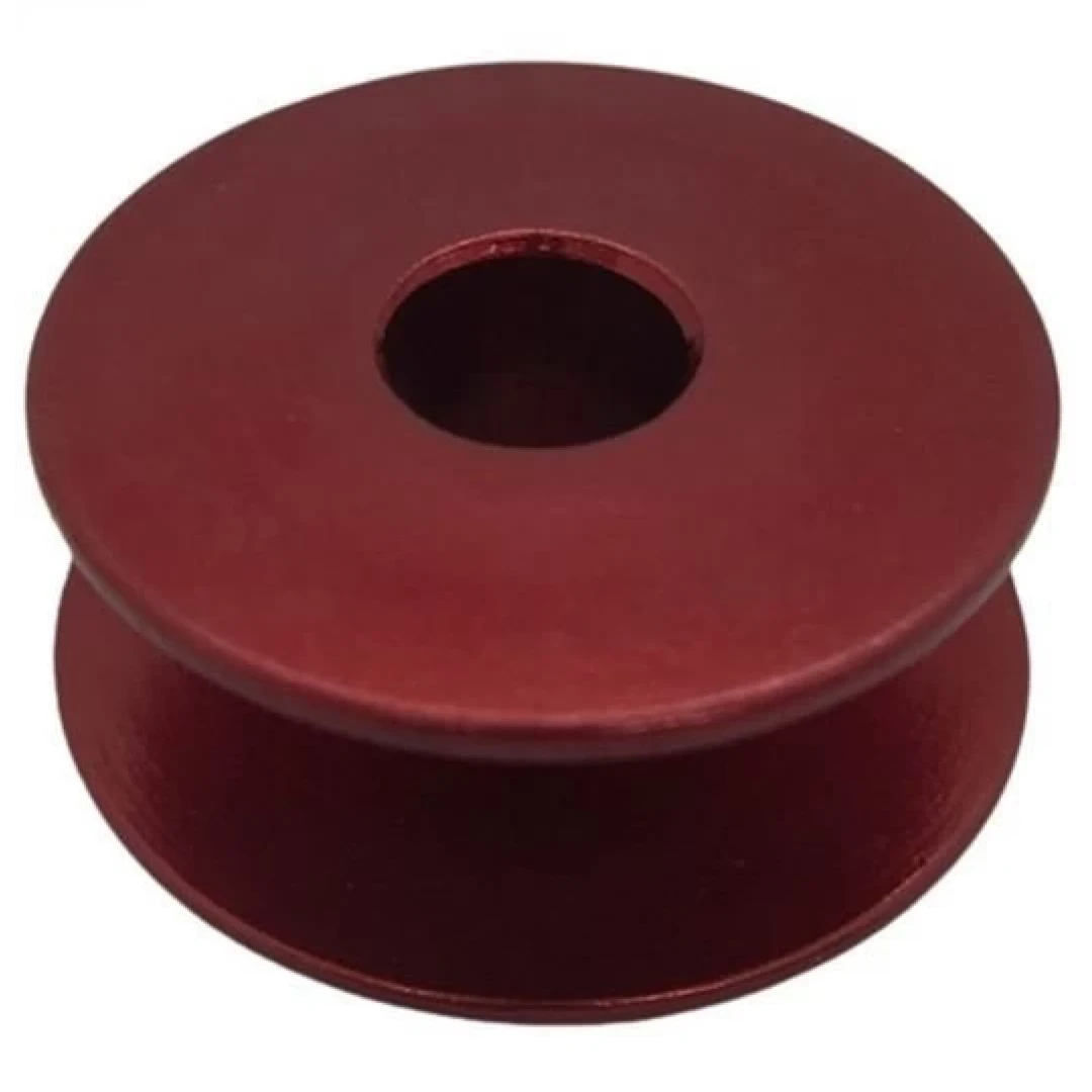 Düz Makine Alüminyum Tırnaksız Kırmızı Masura