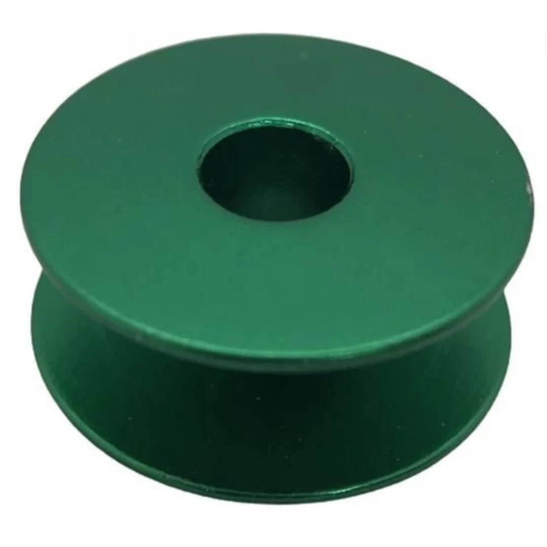 Düz Makine Alüminyum Tırnaksız Yeşil Masura