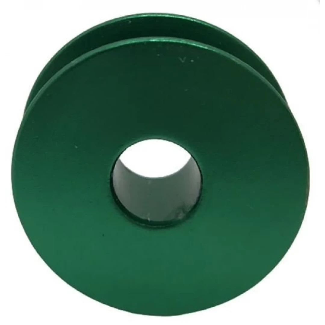 Düz Makine Alüminyum Tırnaksız Yeşil Masura