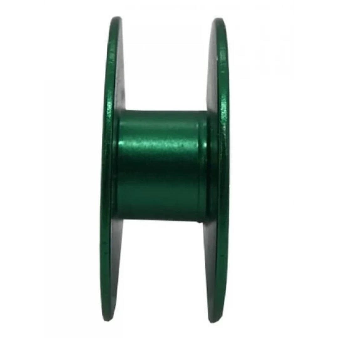 Düz Makine Alüminyum Tırnaksız Yeşil Masura