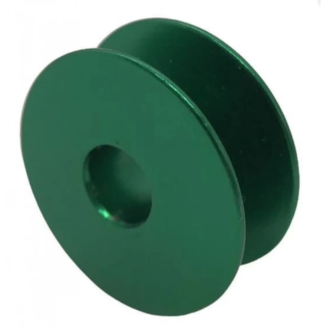 Düz Makine Alüminyum Tırnaksız Yeşil Masura