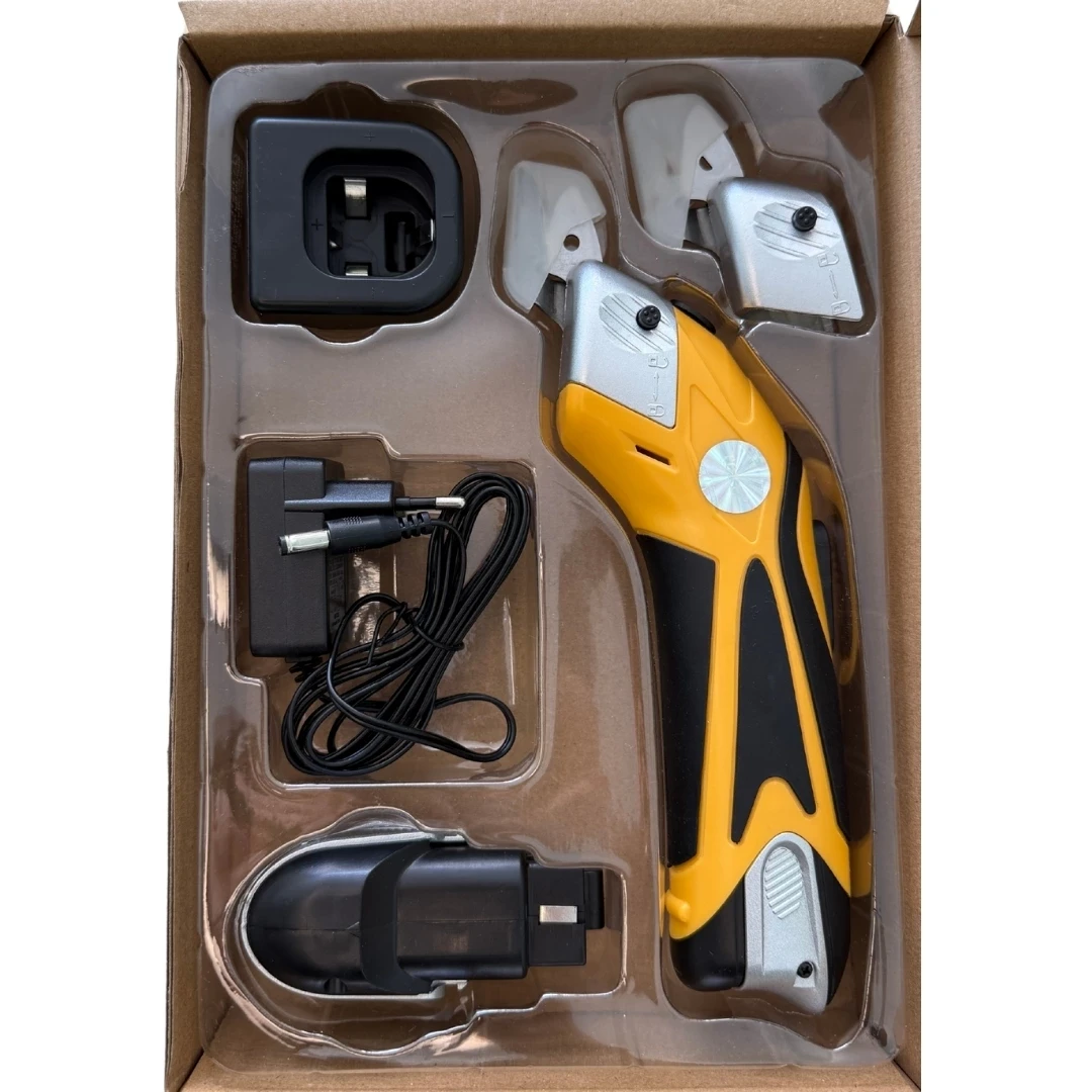 Şarjlı Makas Kumaş Kesim Makası Otomatik Akülü Makas