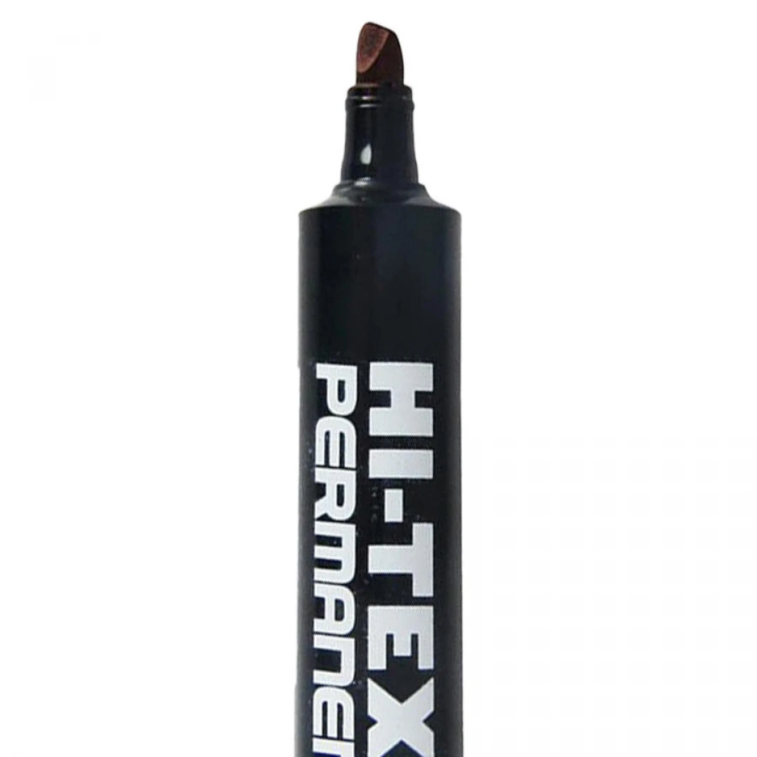 Hi-Text Marker Kesik Uçlu Siyah Koli Kalemi 830PC 12li