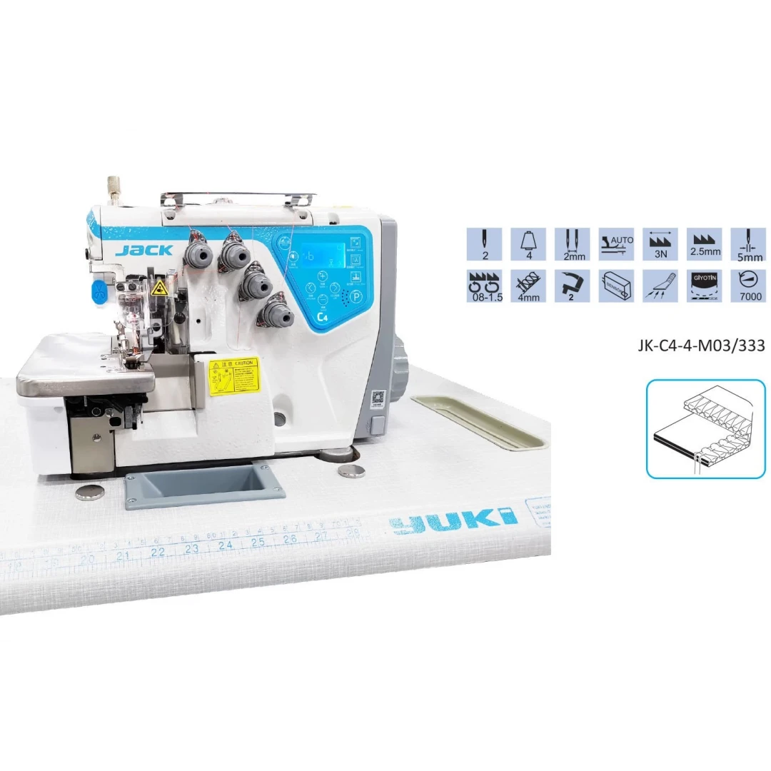Jack JK C4 Akıllı Overlok Makinası