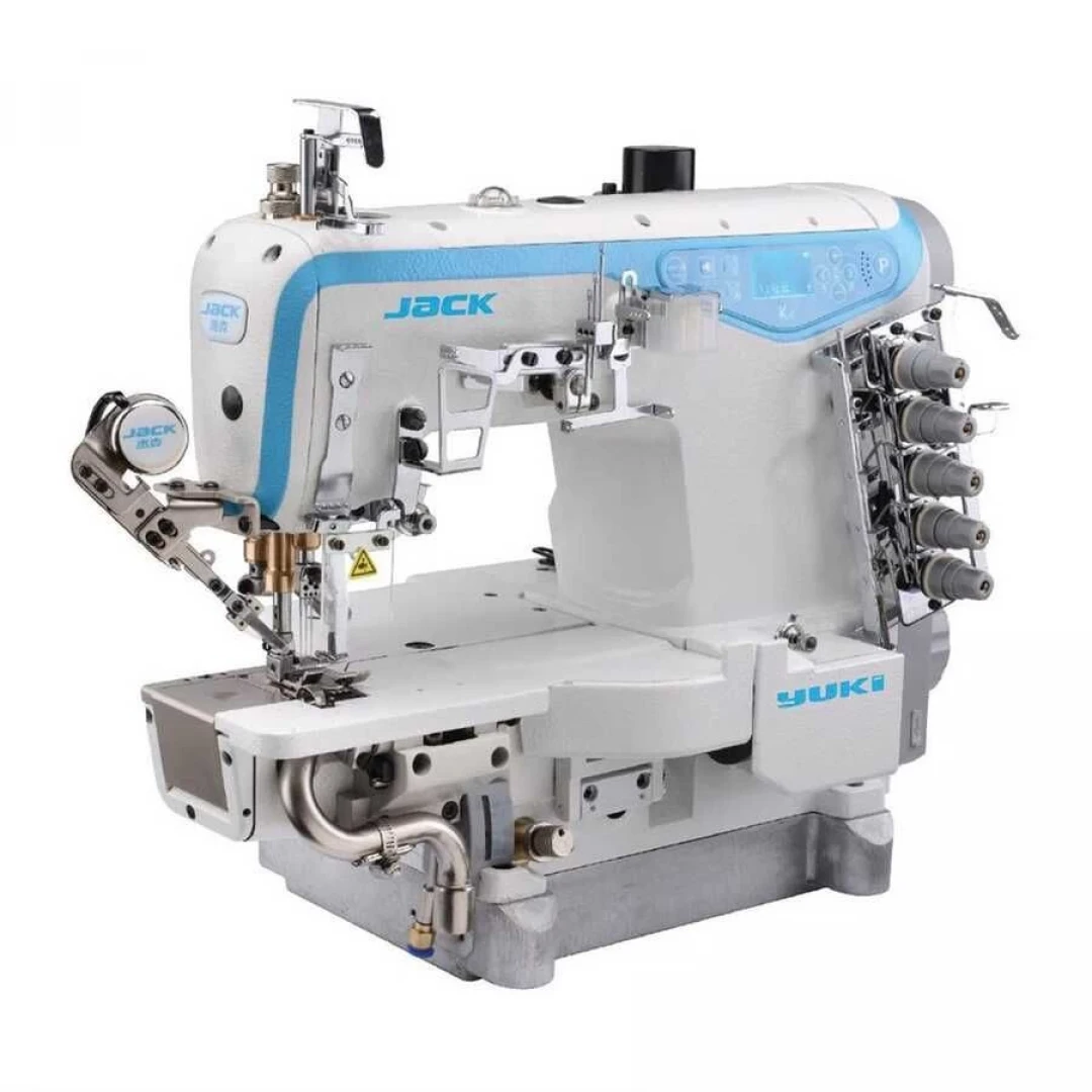 Jack JK-K5-UTL-35ACX356-K Soldan Bıçaklı Regulalı İplik Kesicili Havalı Reçme Makinası