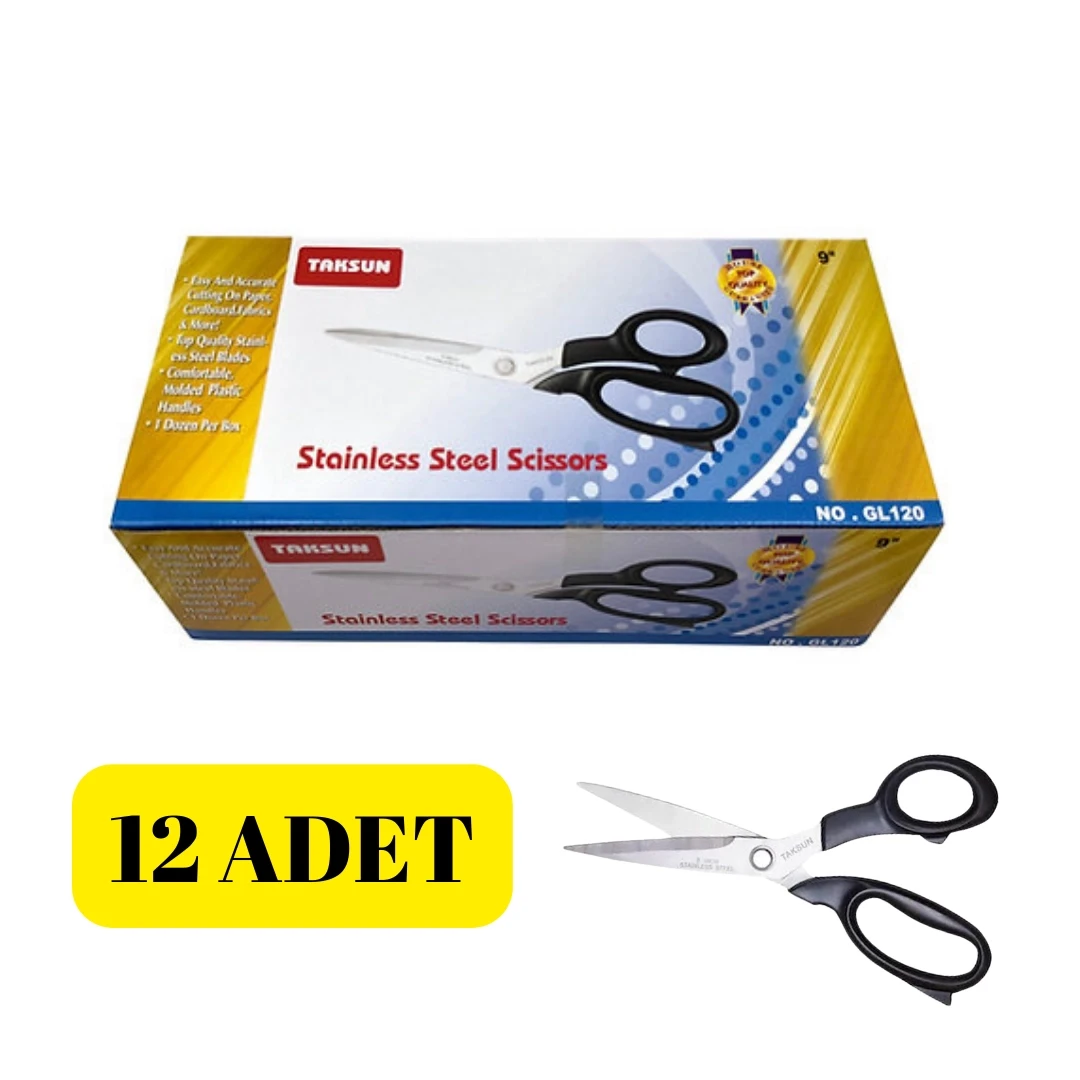 Kumaş Kesim Makası 23 cm 12 Adet