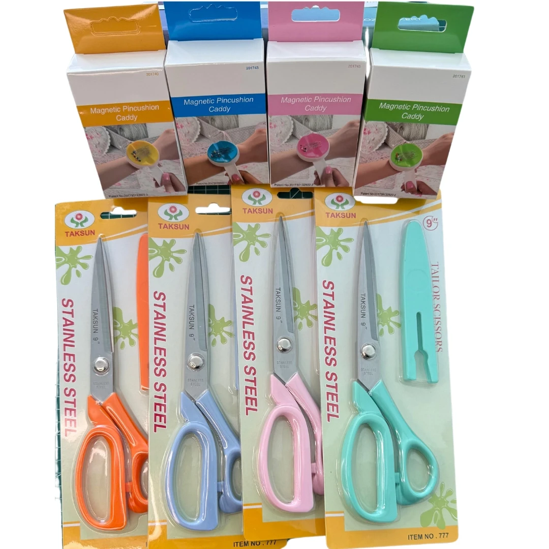 Kumaş Kesim Makası + İğnedenlik