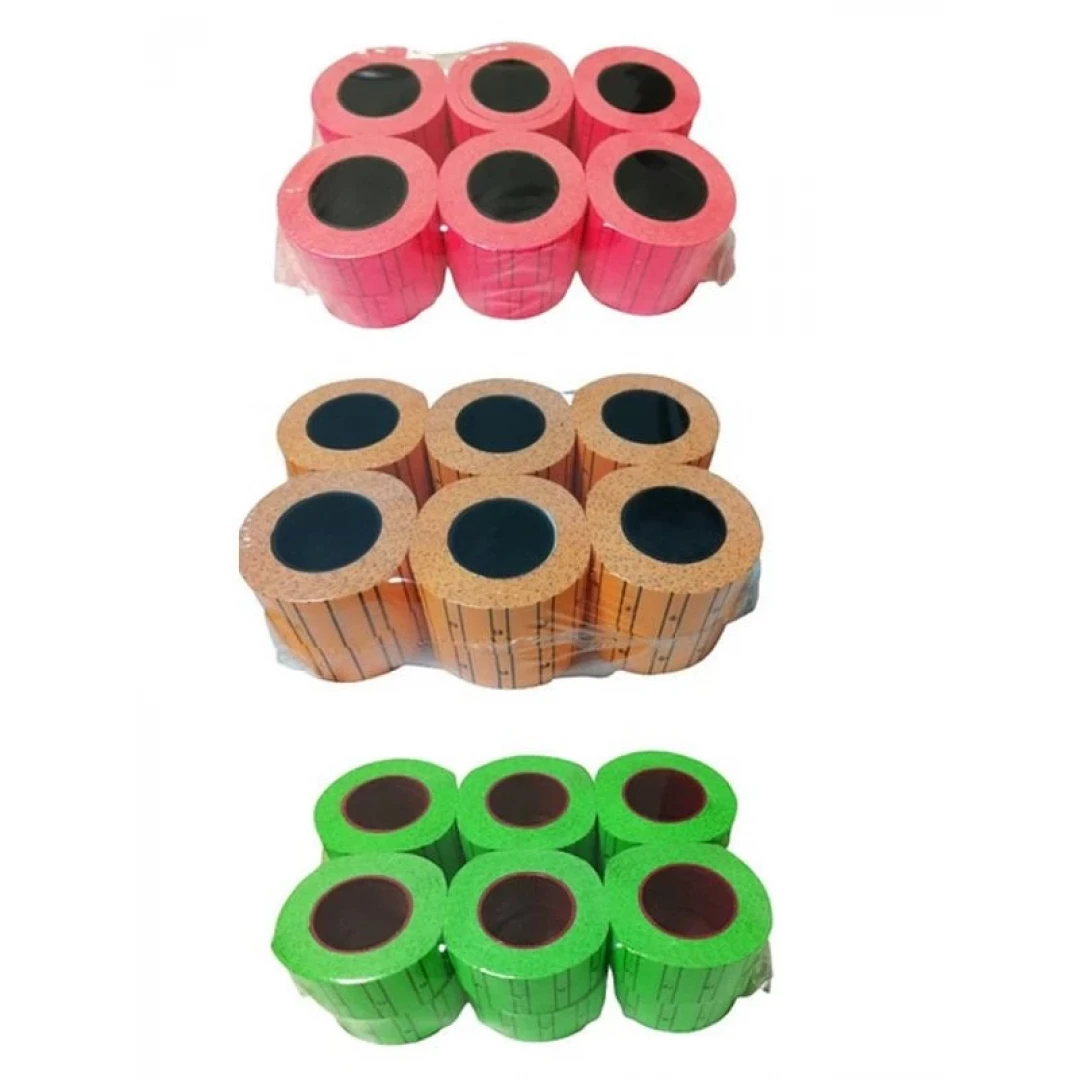 Meto Renkli Etiket 36 Rulo 3 Renk