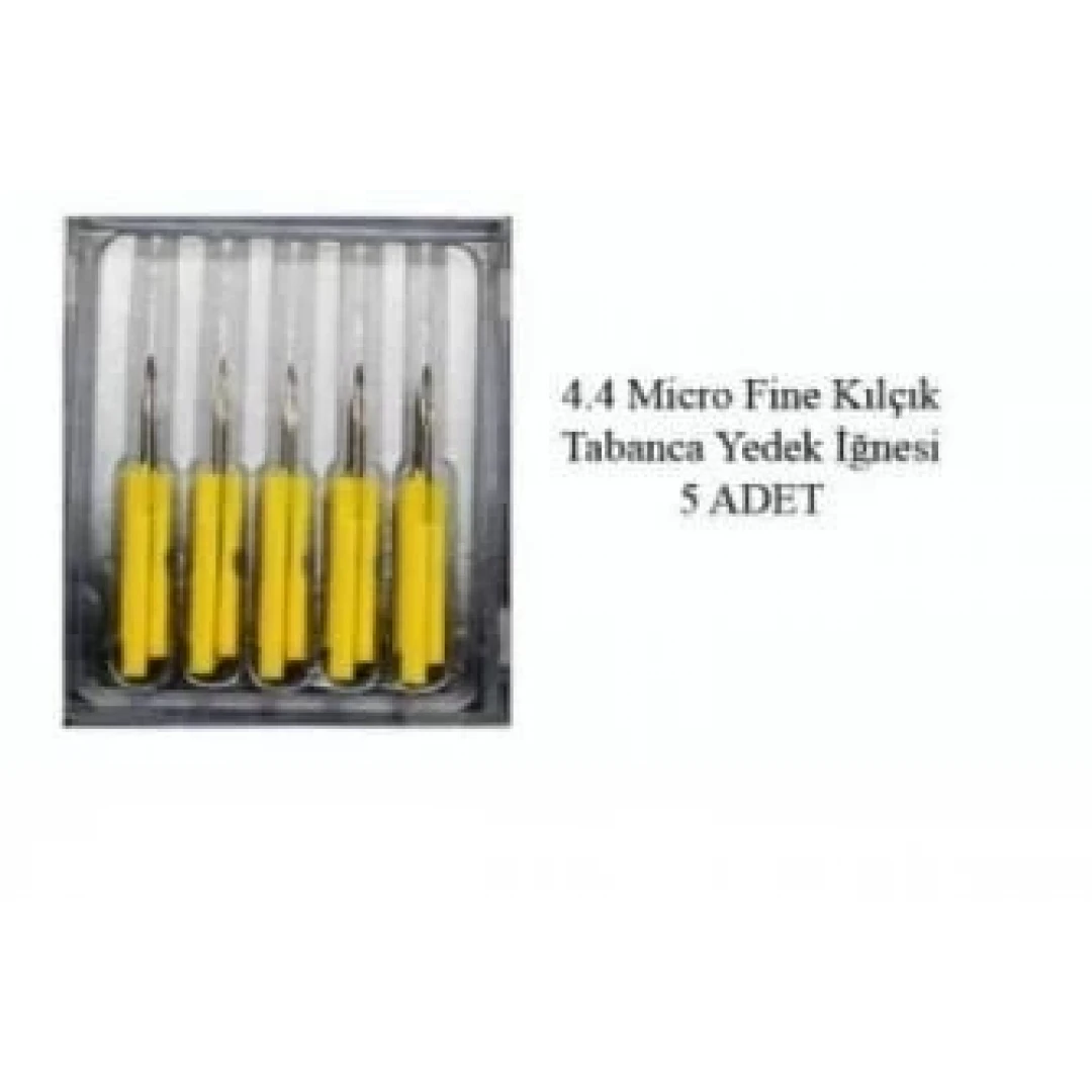 Micro Fine Kılçık Tabanca İğnesi 4.4mm (5 Adet)