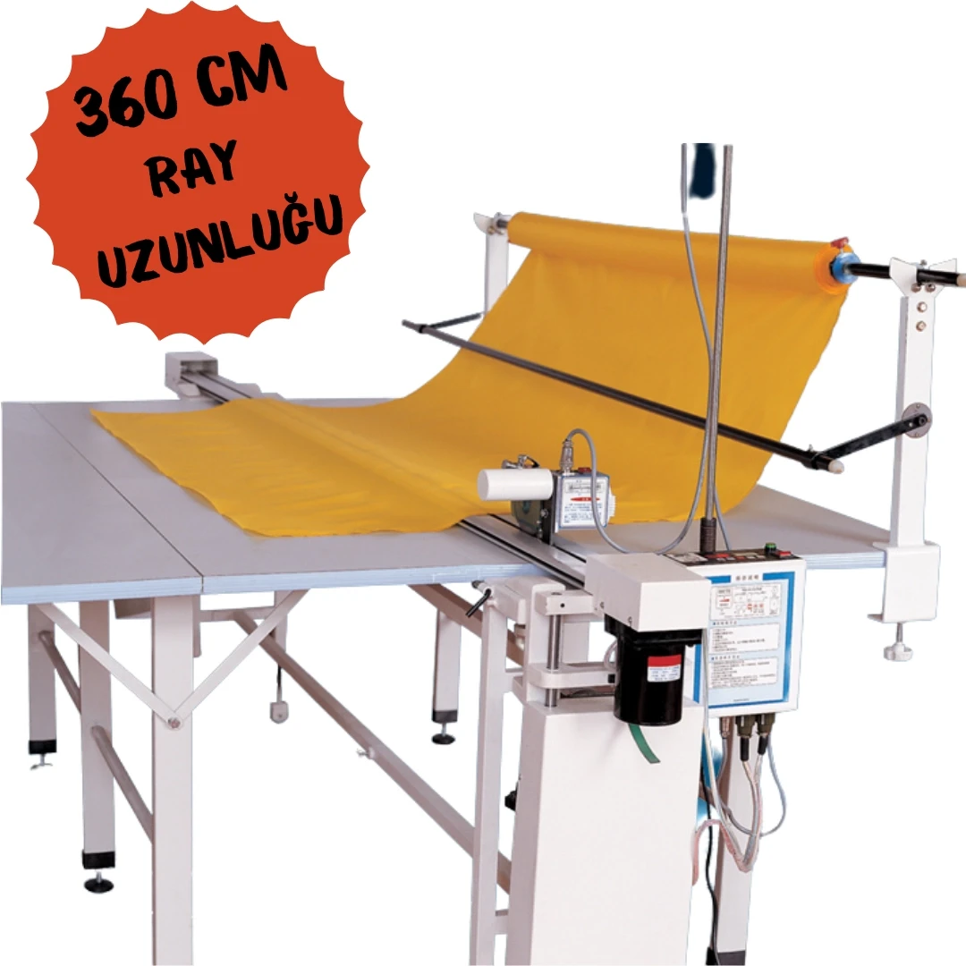 Otomatik Pastal Başı Kesme Makinesi 360 cm Ev Tekstiline Uyumlu