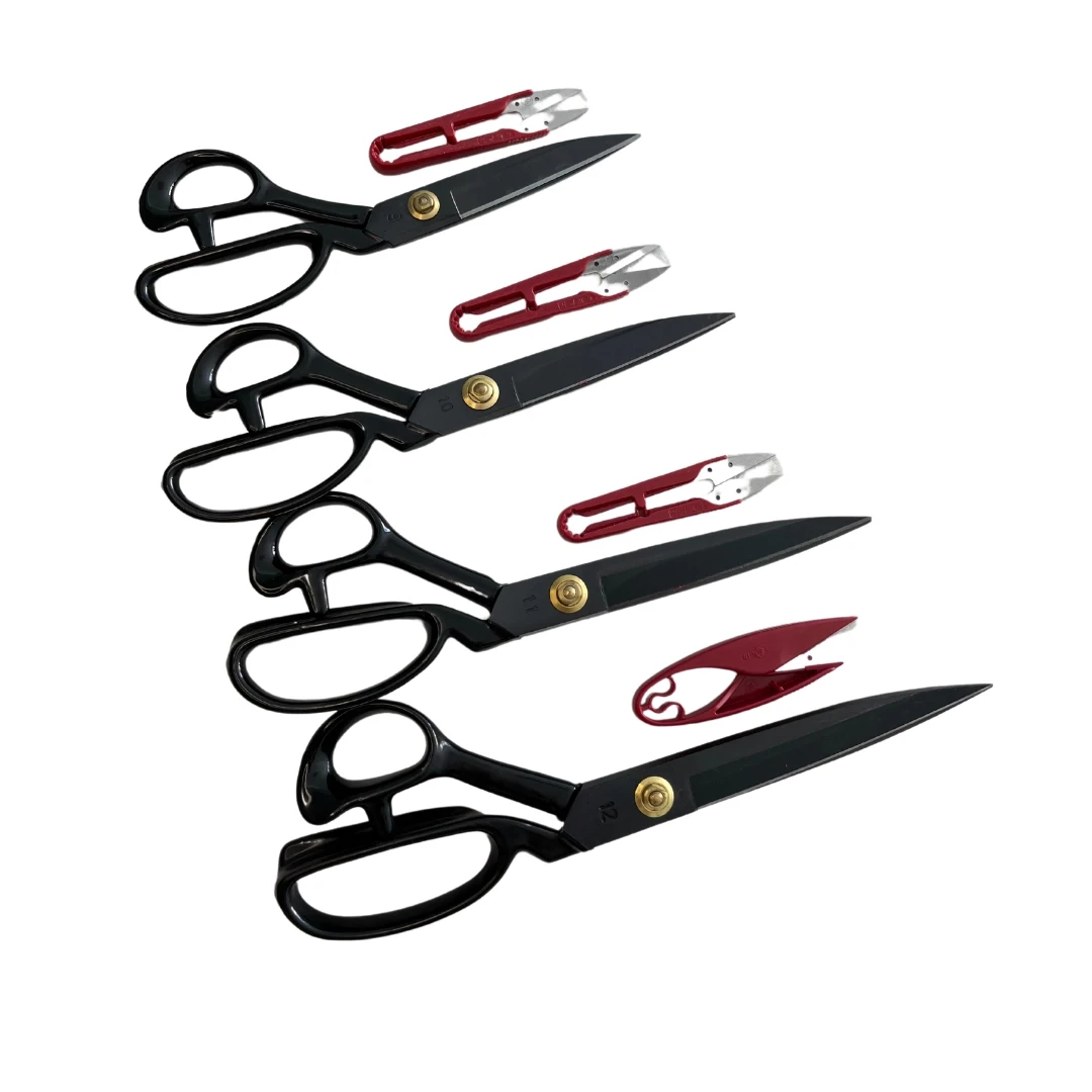 Profesyonel Kumaş Kesim Makas Seti 9-10-11-12 inç
