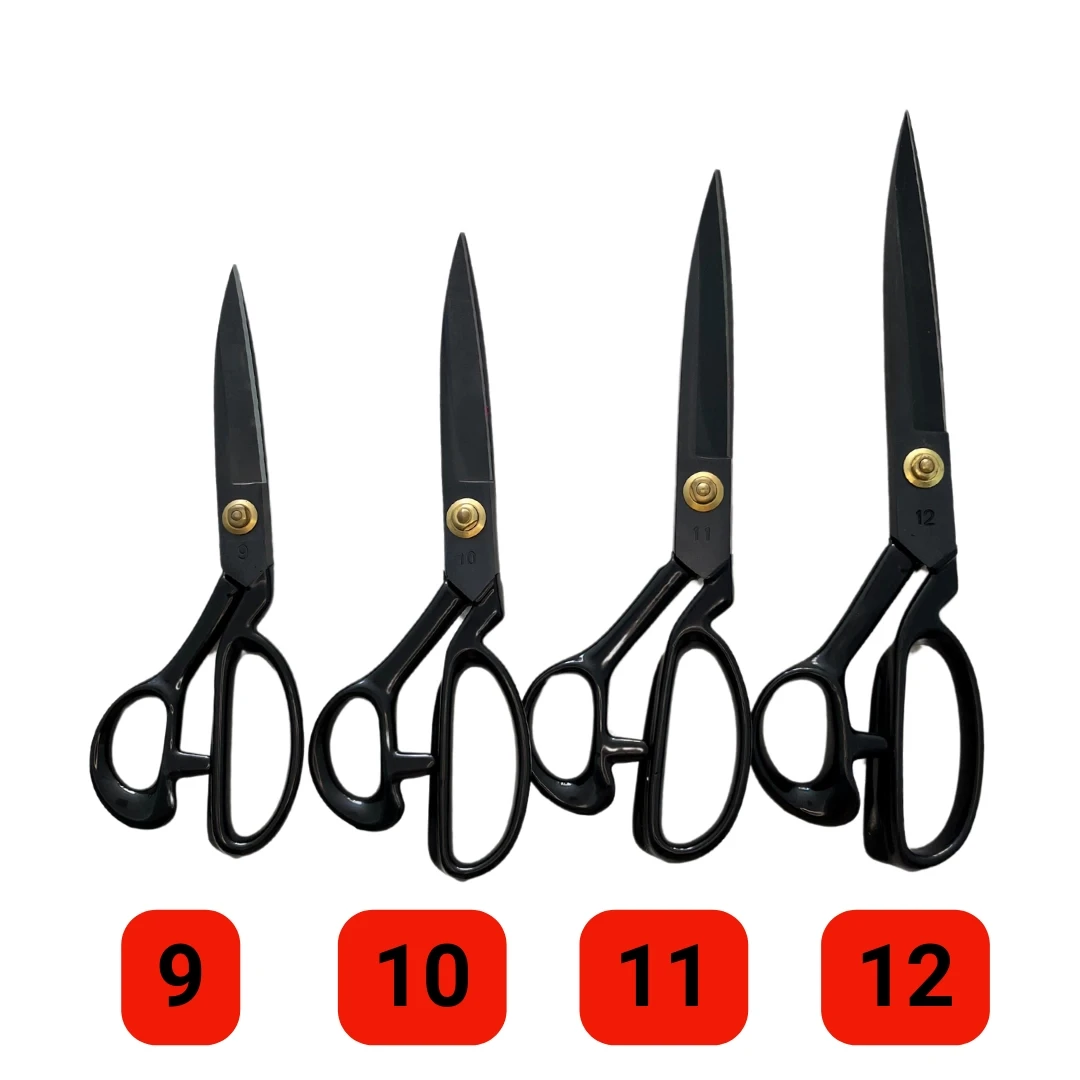 Profesyonel Kumaş Kesim Makas Seti 9-10-11-12 inç
