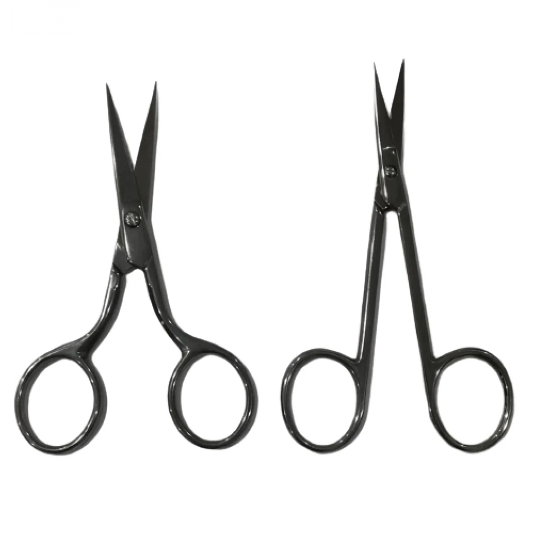 Tokia Brode Nakış Güpür Kesme Kumaş İplik Temizleme İnce Uçlu Nakış Makası Seti 2 Adet