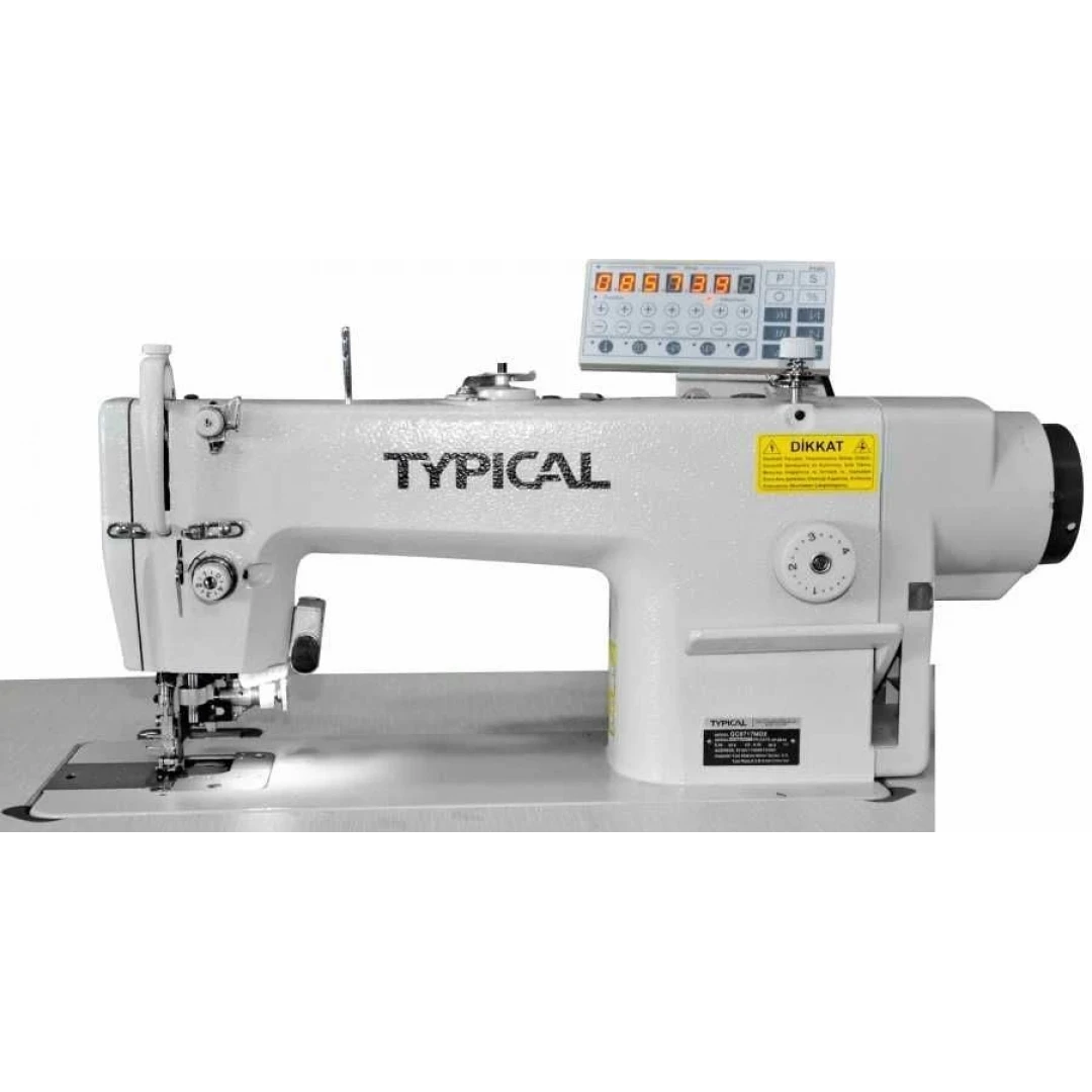 Typical GC-6717-MD2 Kenar Bıçaklı Tek İğne İplik Kesicili  Kilit Dikiş Makinası