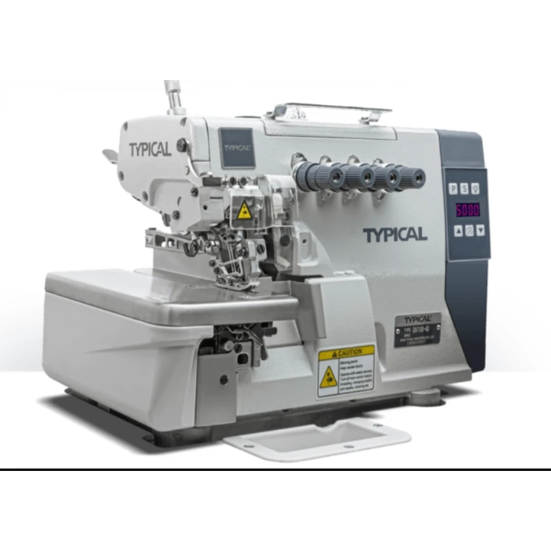 Typical GN-7100-4D Elektronik 4 İplik İğne Pozisyonlu Direct Drive Overlok Dikiş Makinası