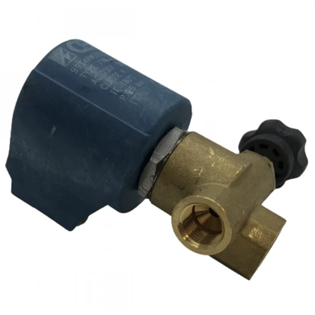 Ütü Solenoid Valf 1/4 (İki Yollu, Ayarlı, Büyük Soketli)
