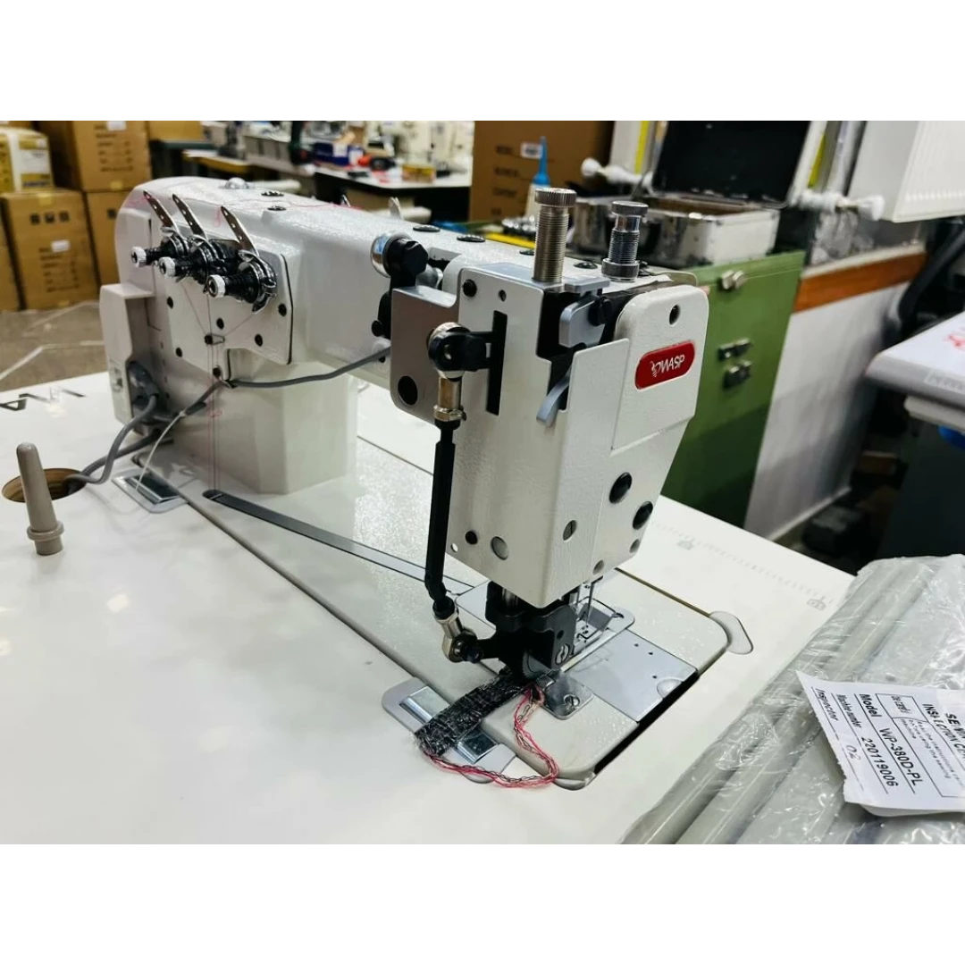 Wasp 3 İğne Zincir Dikiş 3,2 mm Sıralı Direct Drive Zincir Dikiş Makinası WP-380-3-PL-X