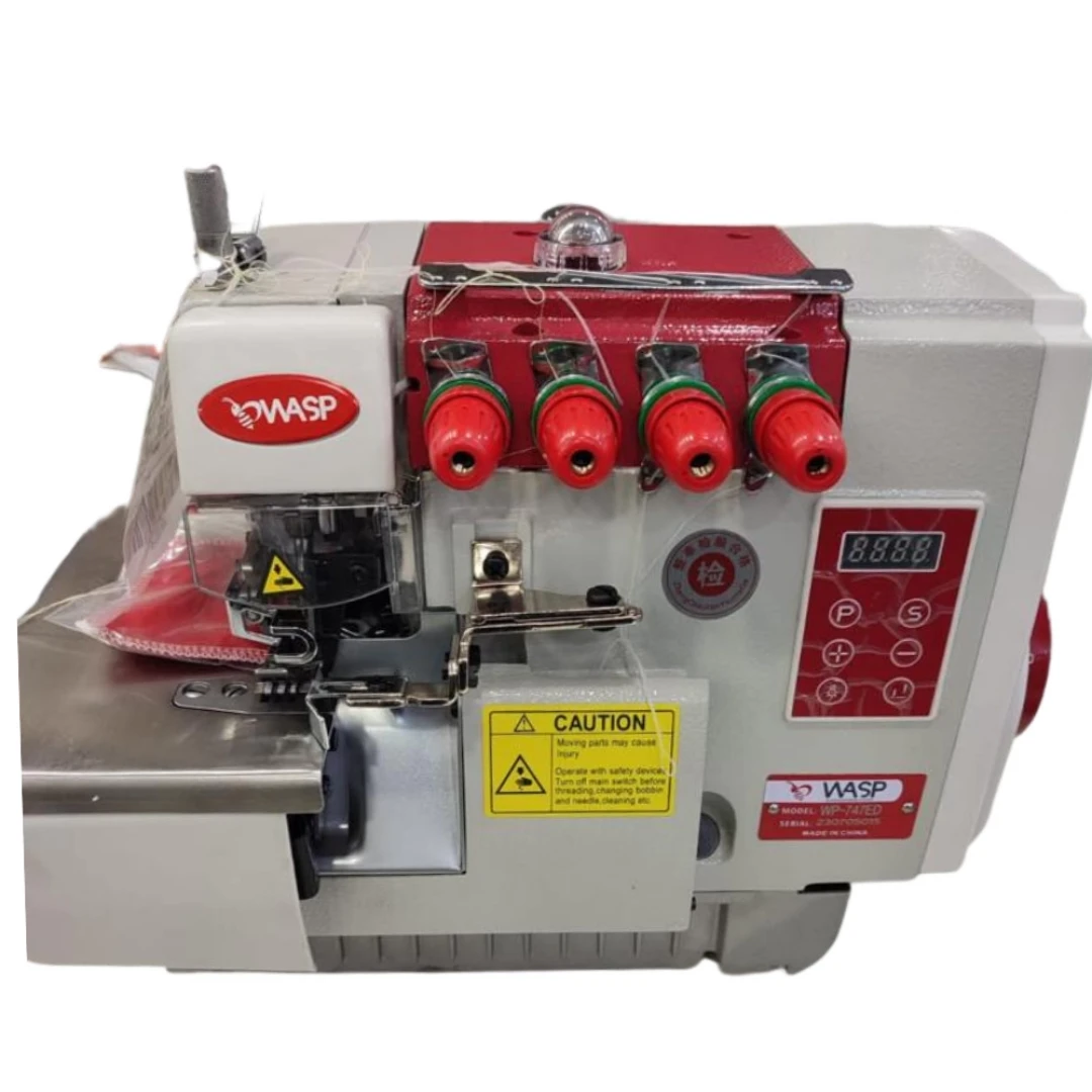 WASP 4 İplik Mekanik Kafadan Motorlu Overlok Makinası WP-700-4D