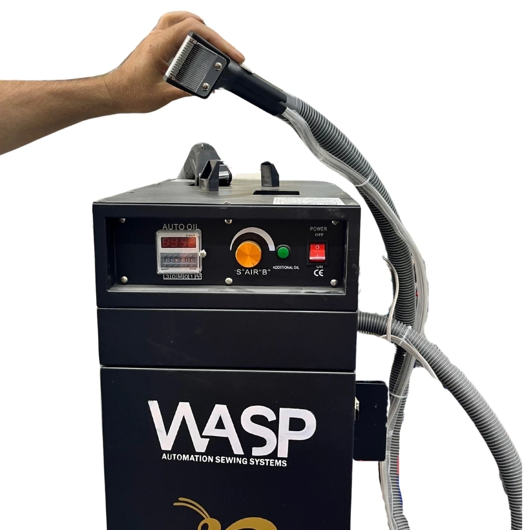 Wasp Çift Kafa İplik Temizleme Makinası